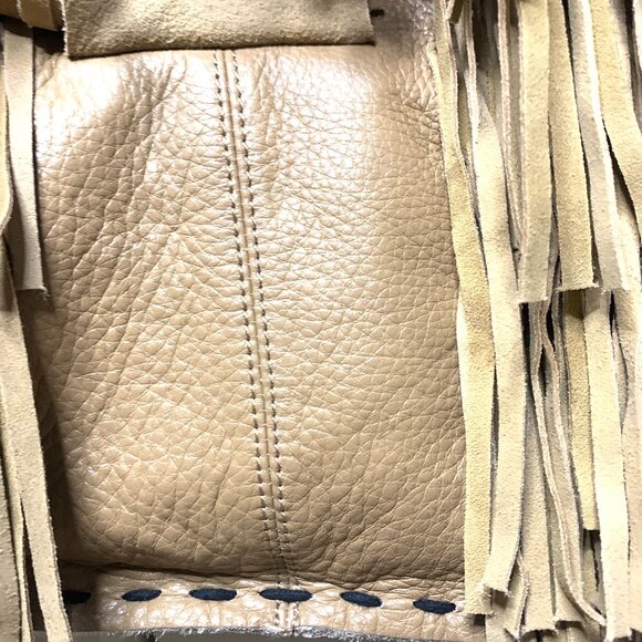 MUXO Large Tan Leather Shoulder Bag - Picture 4 of 17